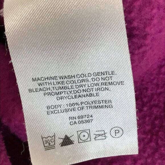 Columbia Full Zip Fleece Jacket Women's Size Medium Pockets Logo Mock Neck - Picture 14 of 14